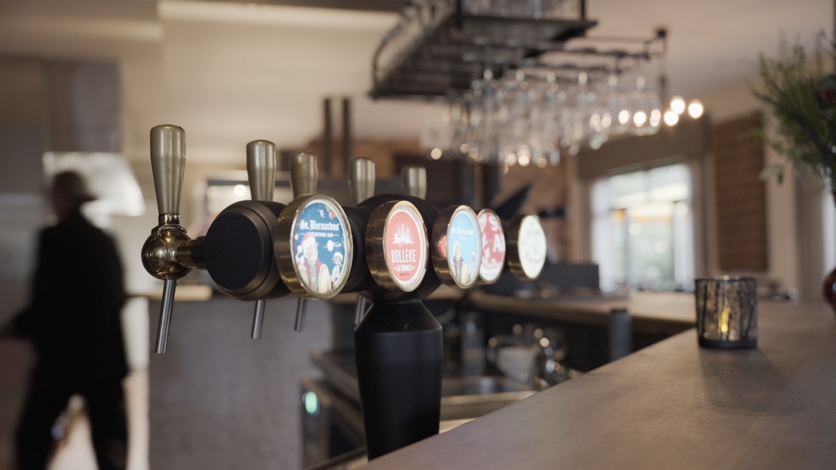 De biertap aan de toog